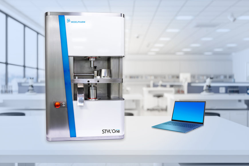 MEDELPHARM présente une nouvelle presse à comprimés de R&D révolutionnaire pour paillasse de laboratoire … compacte, mobile, économique !